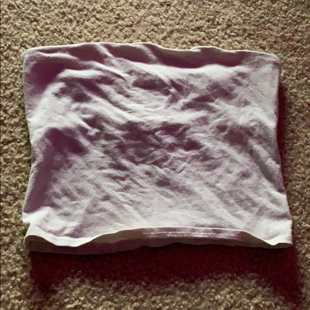 white crop top